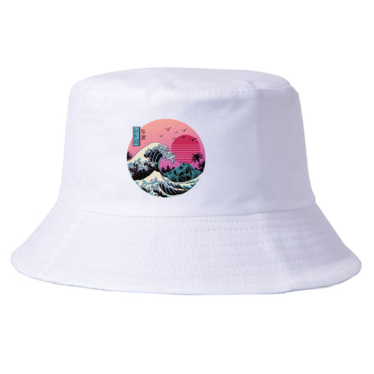 Print Casual Fisherman Hat Outdoor Sun Shade Hat