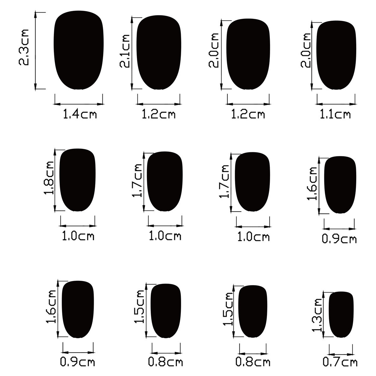Christmas Flashing Red Short Oval Christmas Tree Fruit Pattern Design Wearable Nails