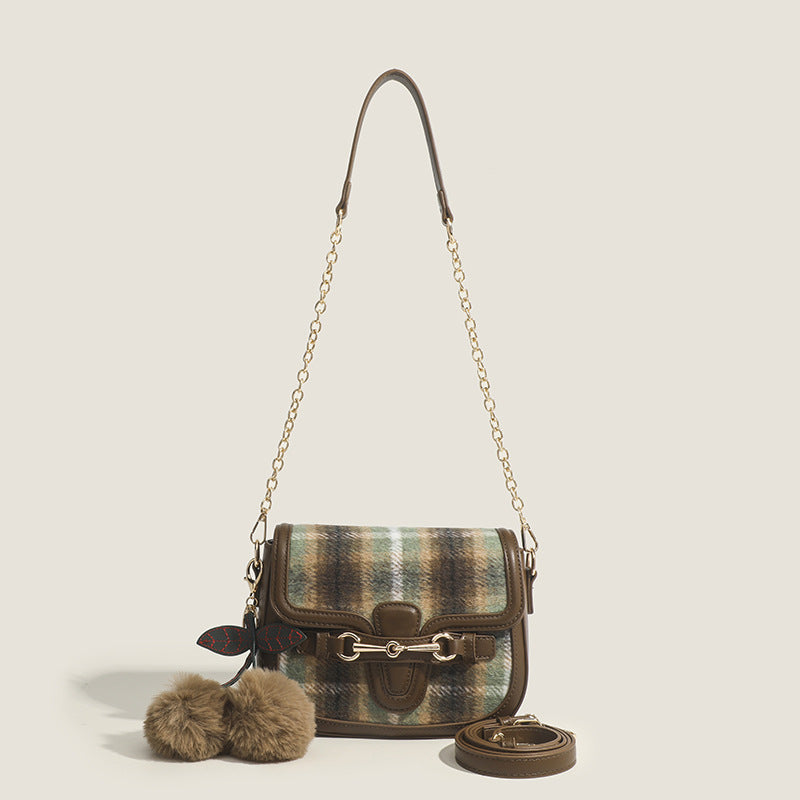 Trendy efterårsdesign skuldertaske