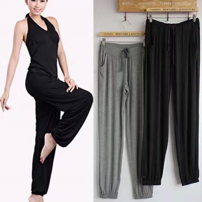 Modal Plus Size Loose Pants Female Thin Slimming