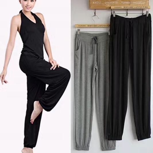 Modal Plus Size Loose Pants Female Thin Slimming