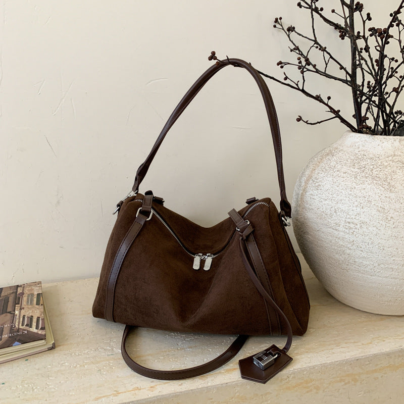 New Commuter Frosted Large Capacity Versatile Crossbody Bag