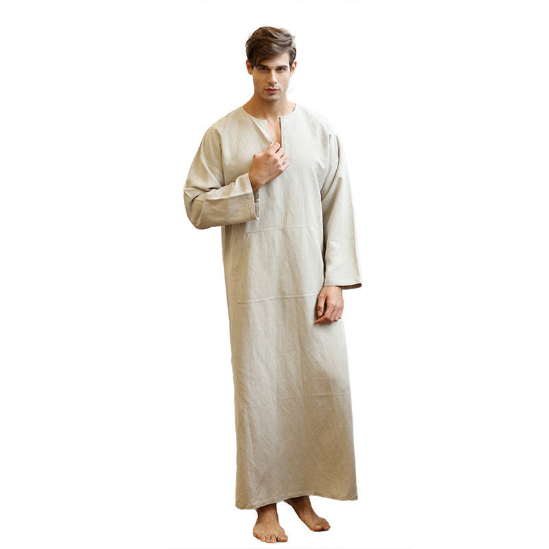Men's Long Summer Thin Robe