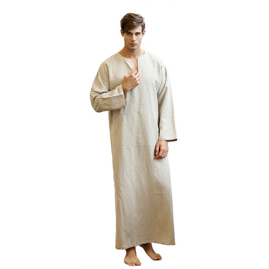 Men's Long Summer Thin Robe