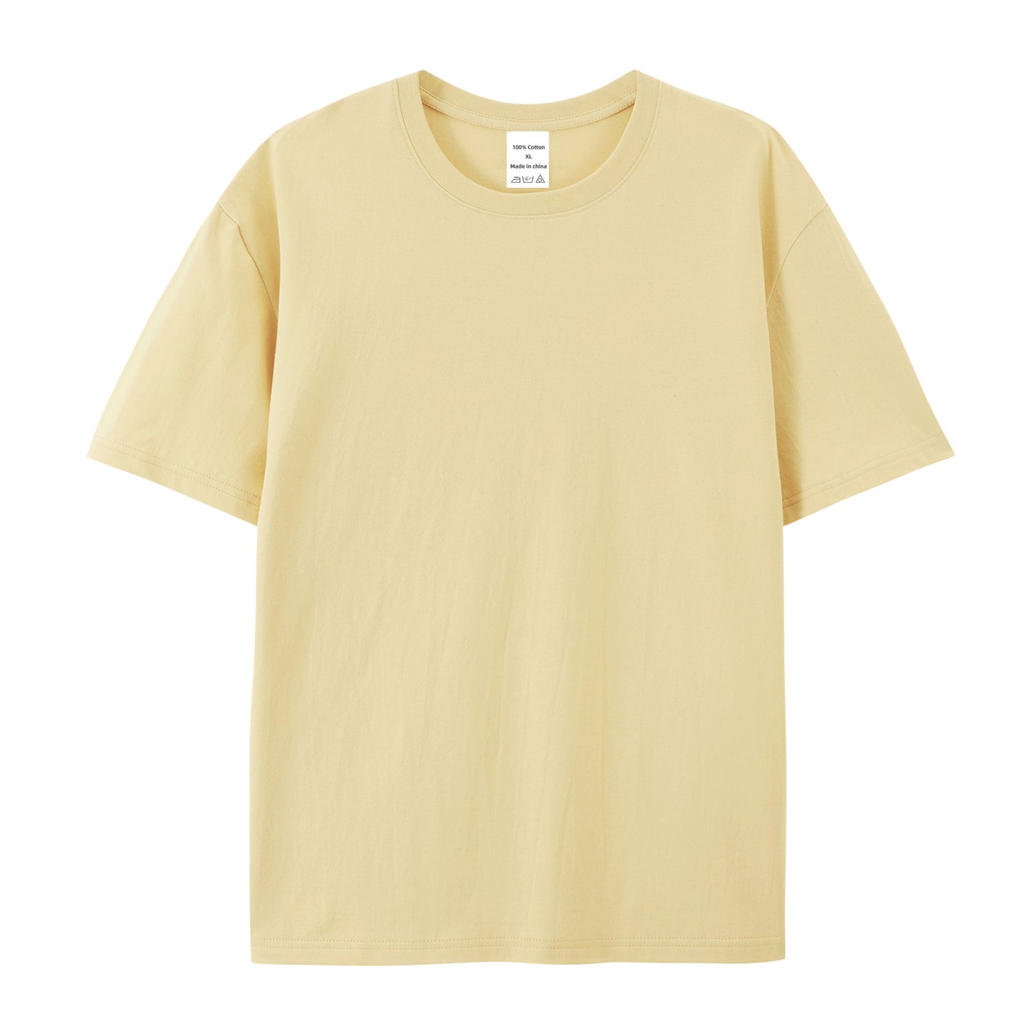 Cotton American Style High-end Half Sleeve T-shirt