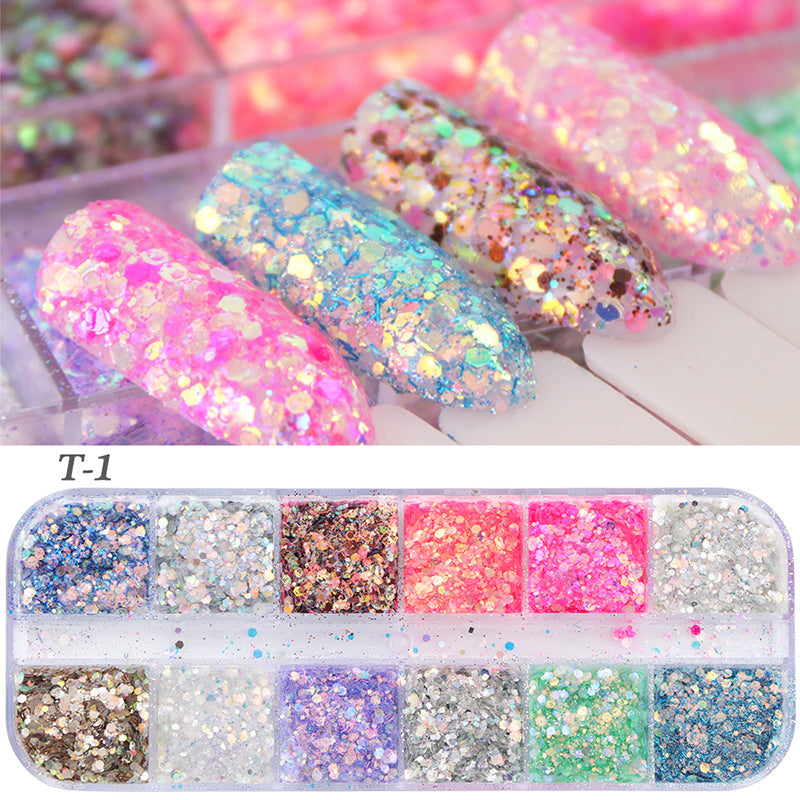 Neglelak med glitter