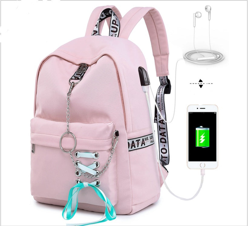 Charging backpack