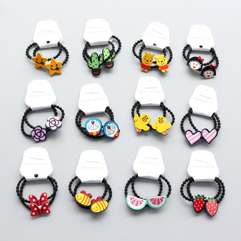 Cute cartoon resin headdress