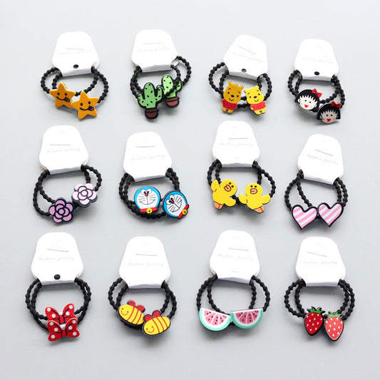 Cute cartoon resin headdress