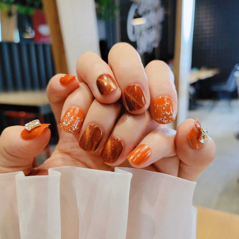 Fashion Net Red Cat Eye Jump Color Nail Art