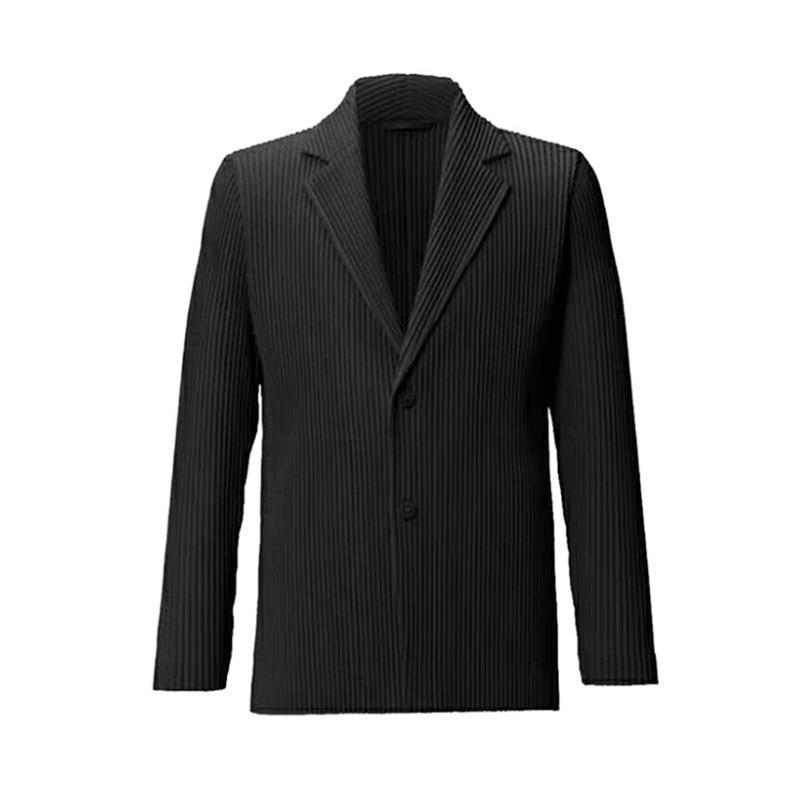 Sanzhai Pleated Suit Long-sleeved Men's Jacket