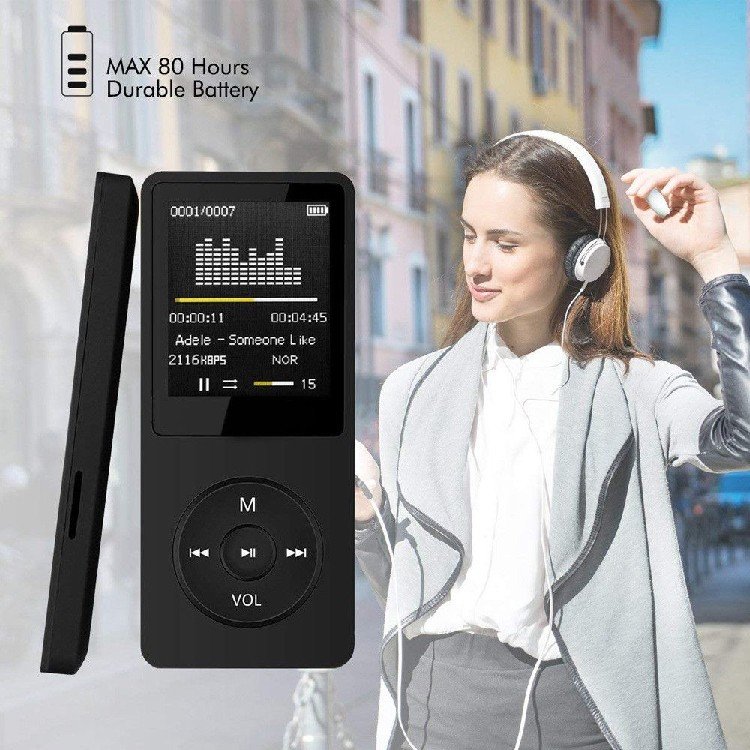 Sports MP3 With Screen MP4 Can Insert Memory Card 1.8 English Music Broadcast