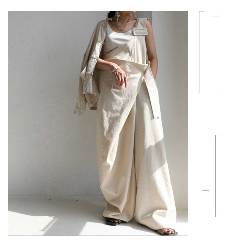 Women's Autumn One-shoulder Fashion Loose Comfortable Jumpsuit