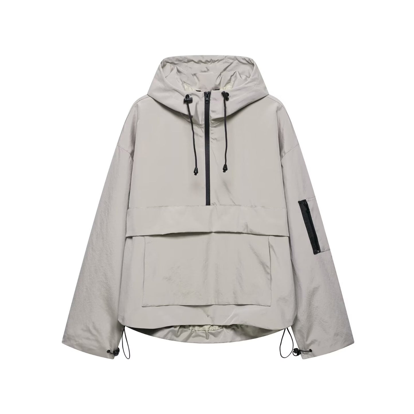 Women's Three-proof Fabric Hooded Jacket Multi-color Outdoor Jacket Coat