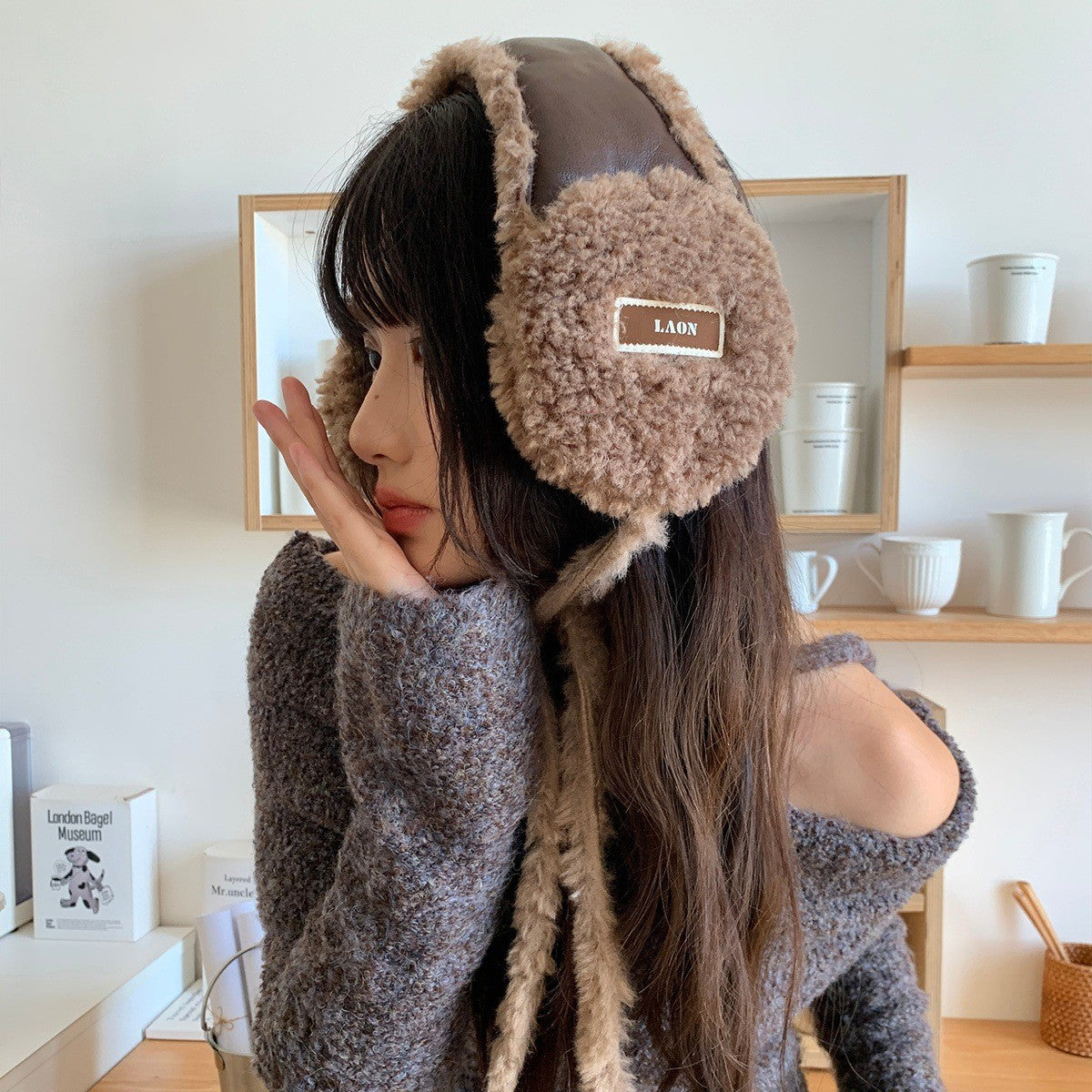 Womens Fleece Ear Warmers For Autumn And Winter Outdoor Cycling To Keep Ears Warm