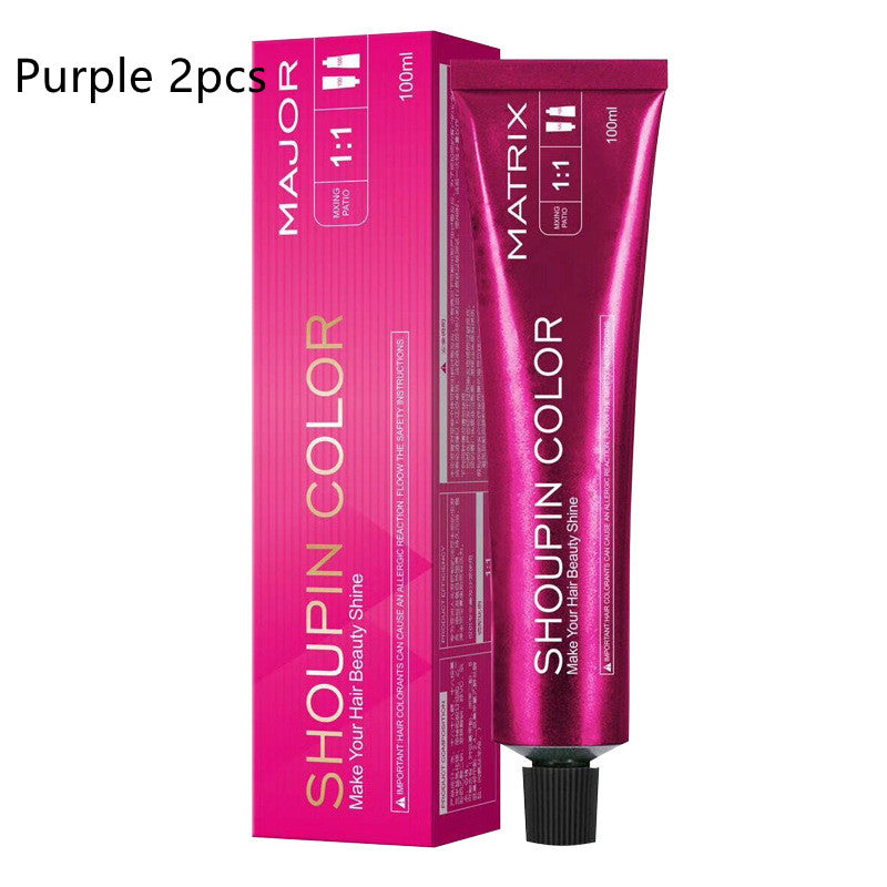 100 ml frisørsalon hårfarvecreme havfruefarveshampoo
