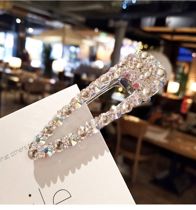 Super Flash Rhinestone Pearl Hairpin