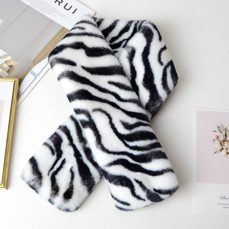 Thick warm scarf