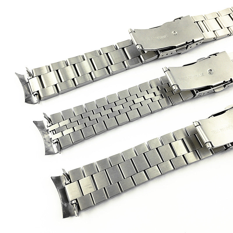 Solid stainless steel strap