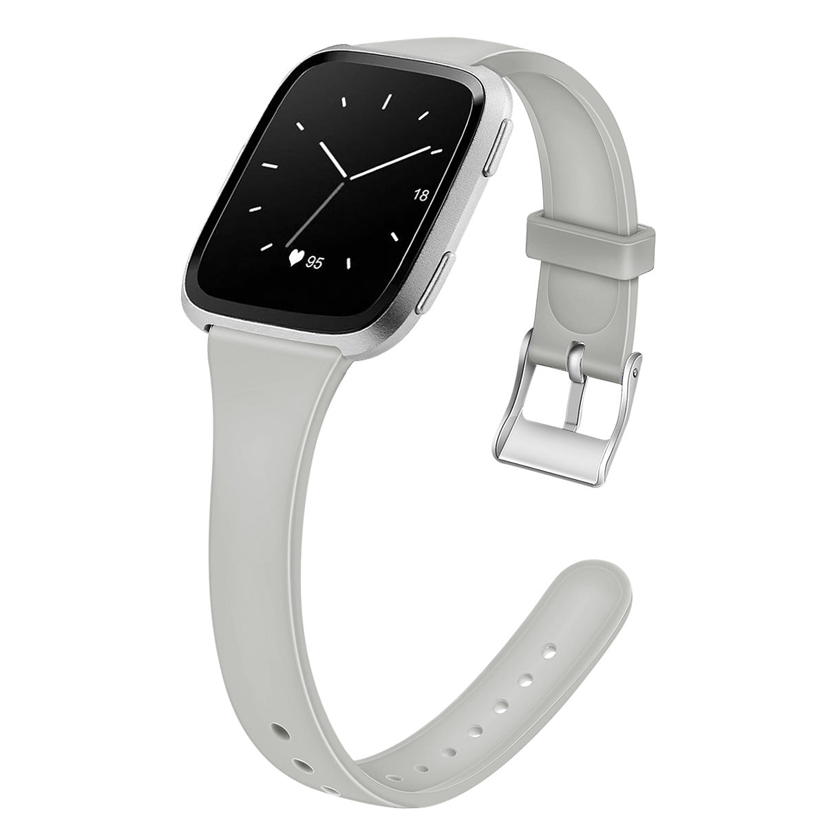 Silicone Strap Smart Watch Shrink Silicone Solid Color Watch Band