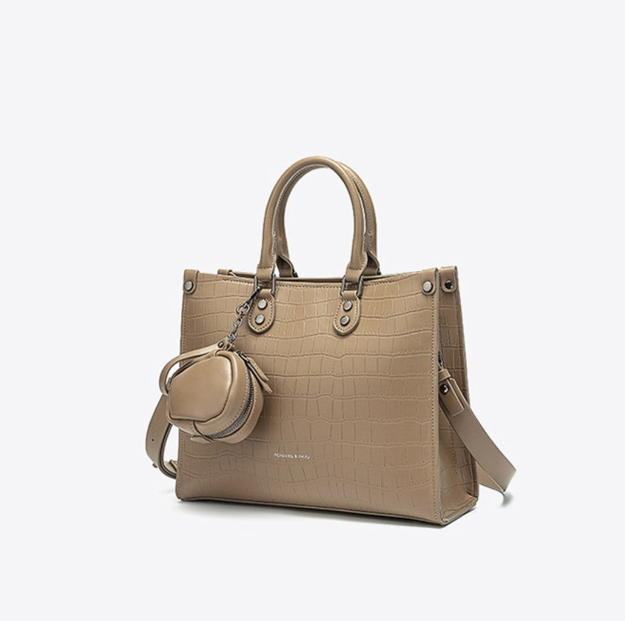 Stone pattern shoulder bag