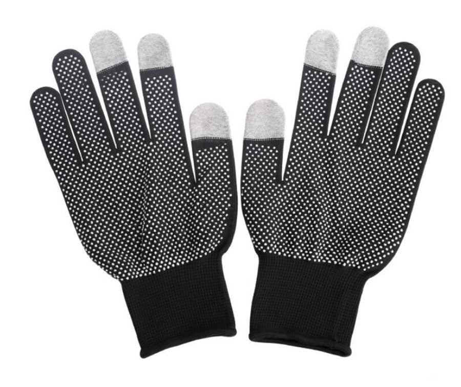 Breathable and antiskid touch screen gloves