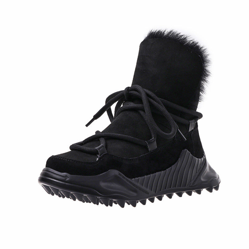 Snow Boots Are Thin, Non-Slip, Thick, Waterproof And Warm