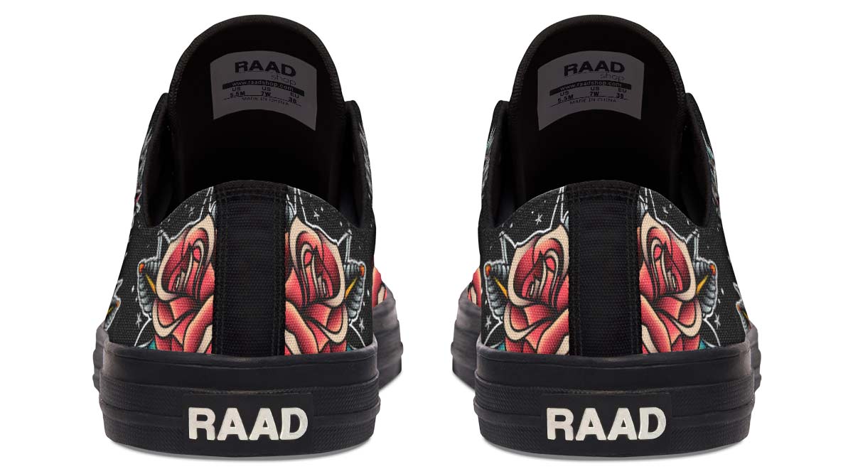 Fashion Print Couple Low-Top Canvas Shoes