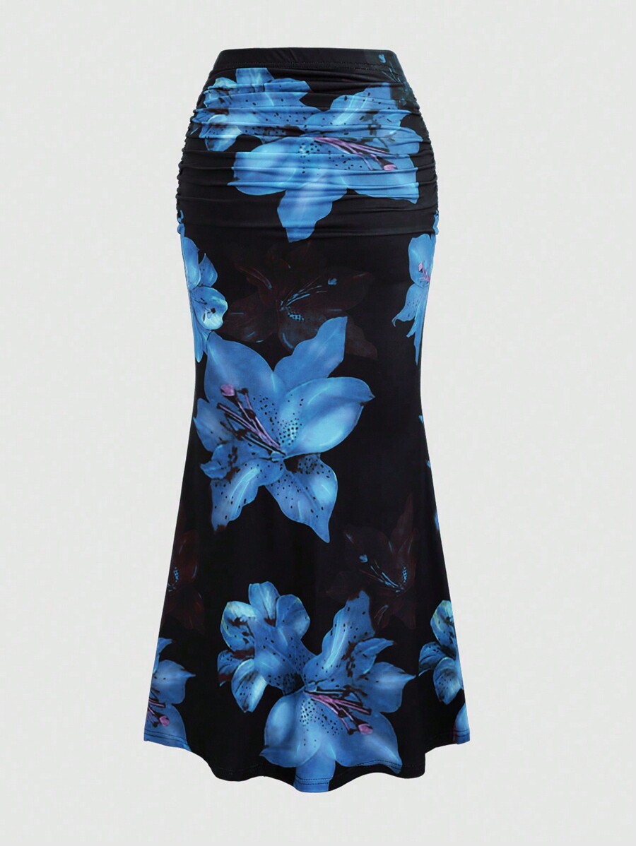 Line Skirt Leisure Vacation Long Women's Clothing