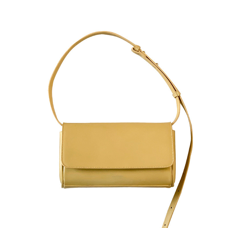 Korean Summer New Simple One-Shoulder Underarm Bag Ins Wild Trendy Female Bag Onnuk The Same Small Square Bag Female