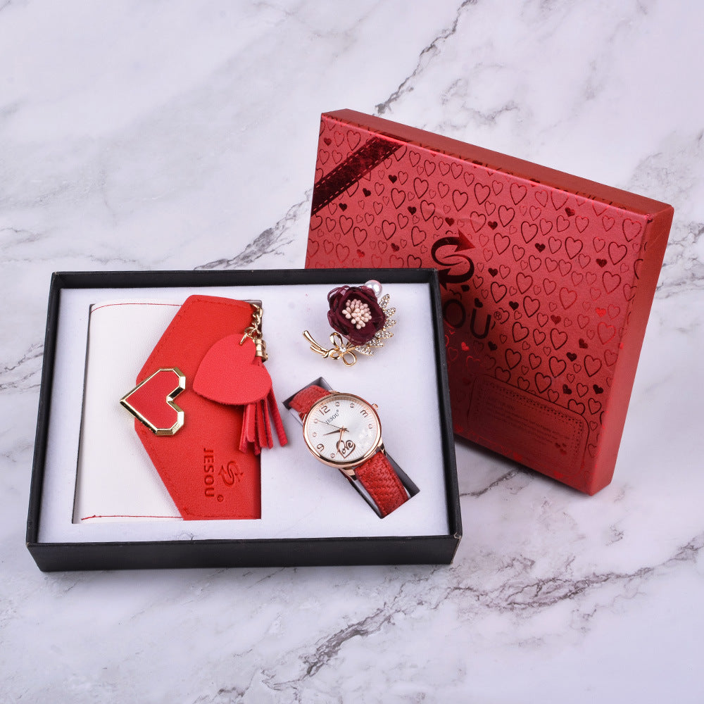 Belt Quartz Watch Boutique Set