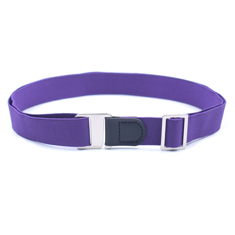 Unisex pants with adjustable belt