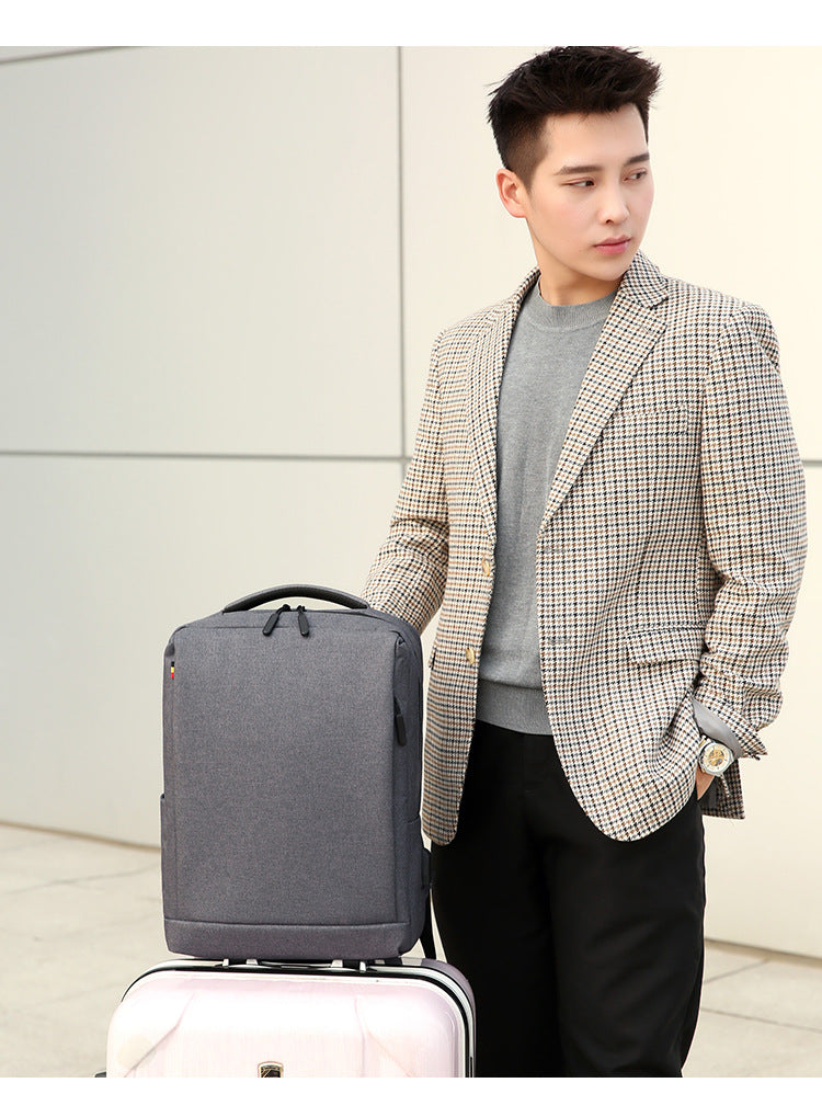 Men's business backpack business trip large capacity computer backpack