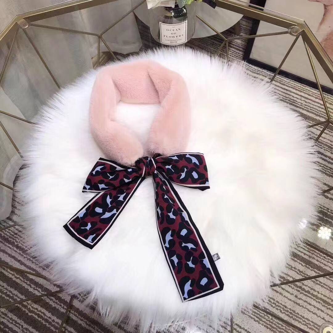 Wild imitation rabbit fur Korean version fur collar small scarf