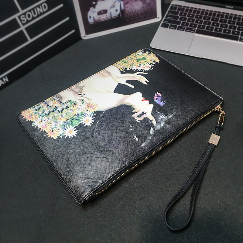Fashion printed envelope bag