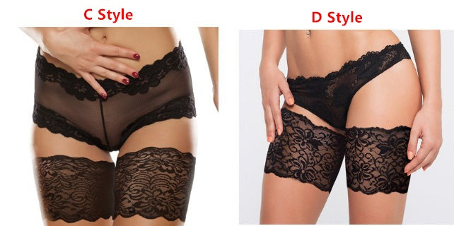 Lace silicone anti-slip socks