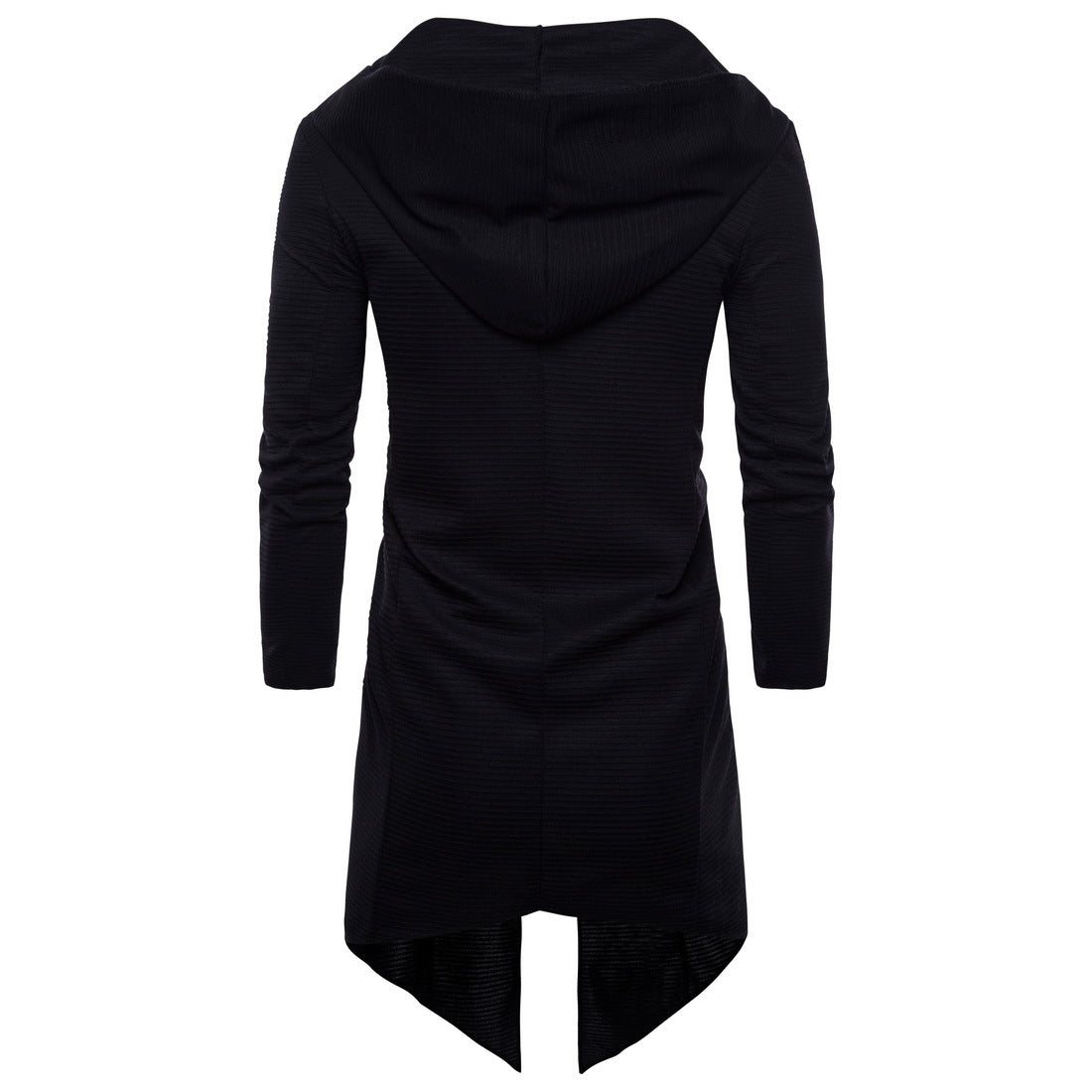 spring new foreign trade large size T-shirt long section without buckle windbreaker hooded cloak