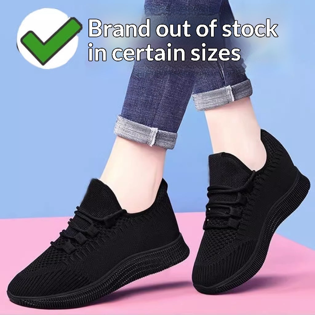 Women's Casual Black Work Shoes Deodorizing For Spring And Autumn
