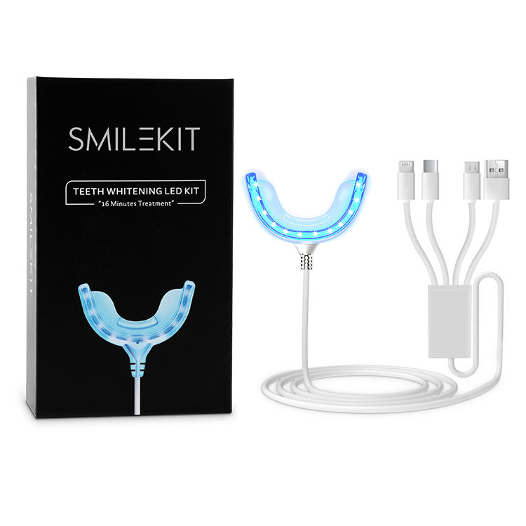 Wire Light Suit Household Tooth Whitening Suit Suit USB Charging Dental Instrument