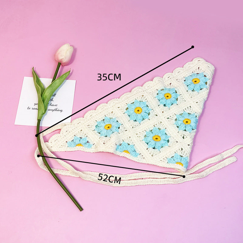 All-matching Triangular Binder Knitted Hair Band