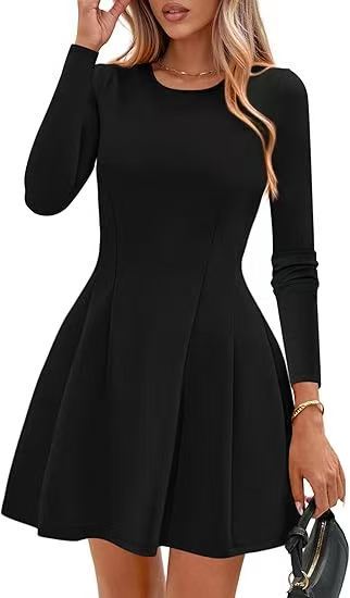New European And American-style Solid-color Fashionable Party Dress