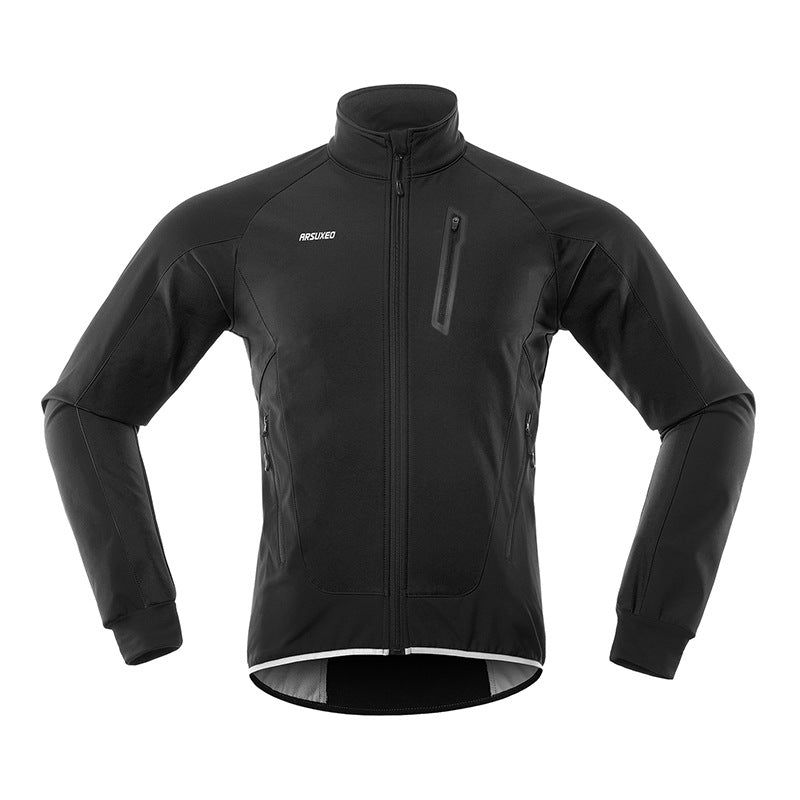Fleece cycling jersey sports top