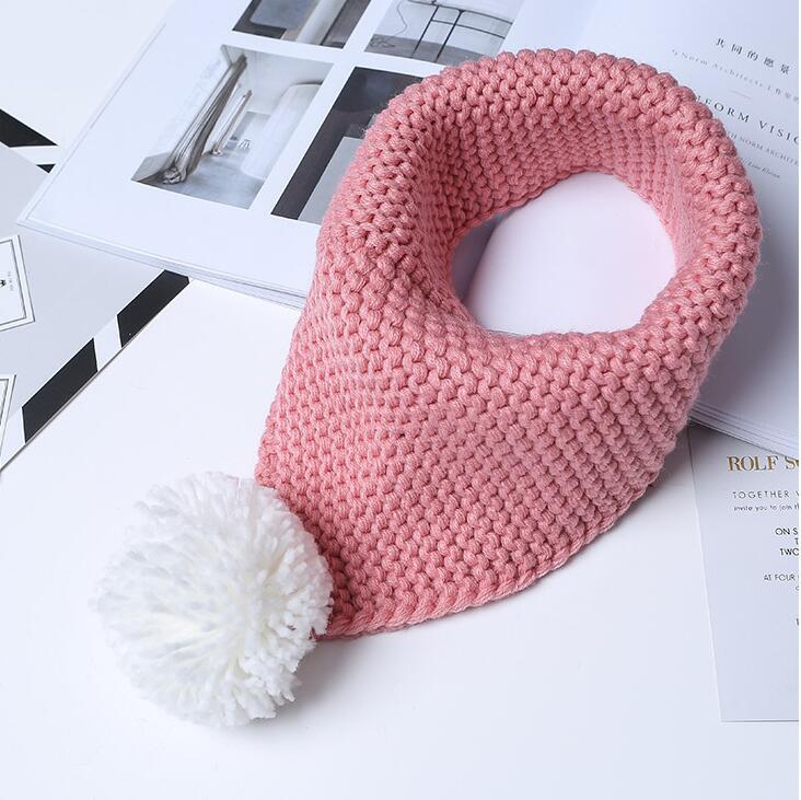Winter wool knitting baby neck wrap