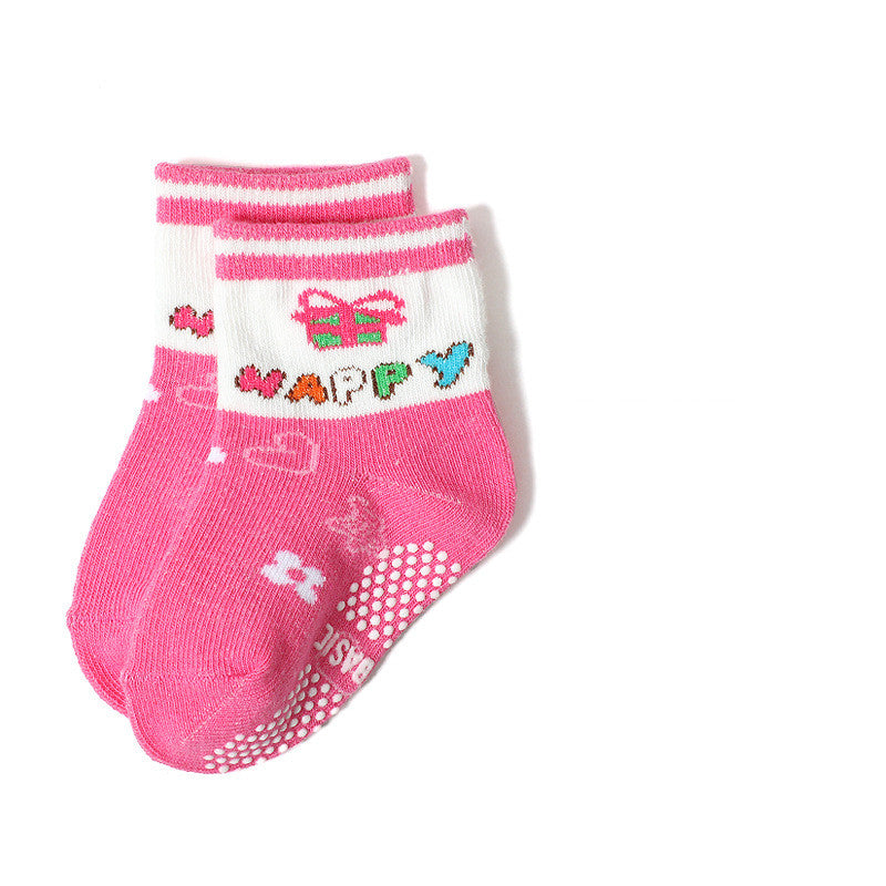 Cartoon Children's Socks Non-slip Dispensing Floor Indoor