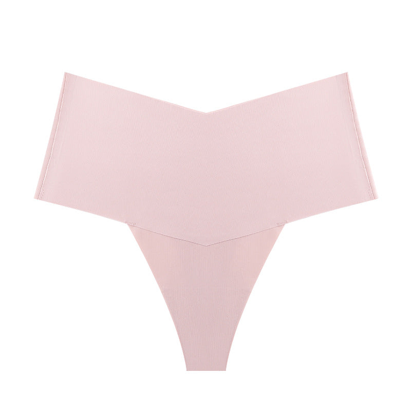 Women's Seamless Ice Silk Cotton Crotch Underwear