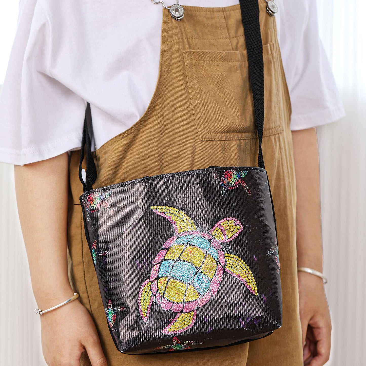 DIY Diamond Painting Kids Portable DIY Crystal Satchel Bag