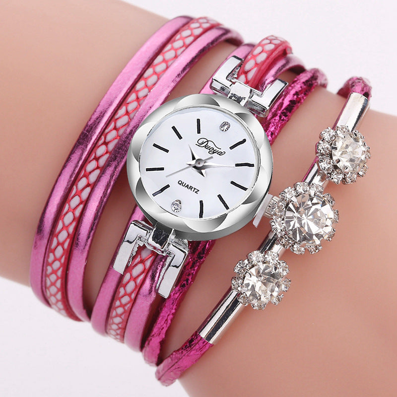 Bracelet watch crystal clock quartz watch