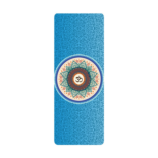 Printed suede sports suede thin and wide fitness mat