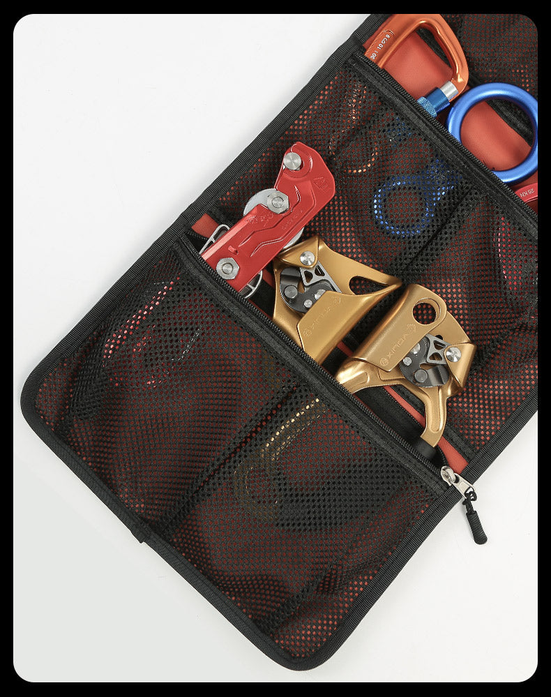 Rock climbing equipment portable storage bag