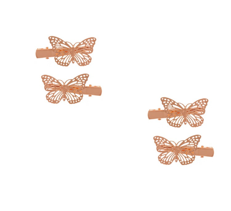 Creative new butterfly paired hairpin three-dimensional